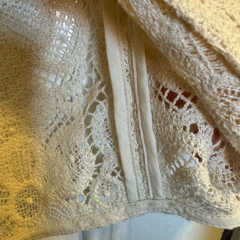 Sezane Emma Blouse - Ecru size 6 - Picture 10 of 11